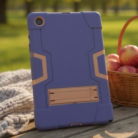 Accessories - Purple & Pink Samsung Galaxy Tab A8 Case 10.5 inch SM-X200 /SM-X205/ SM-X207